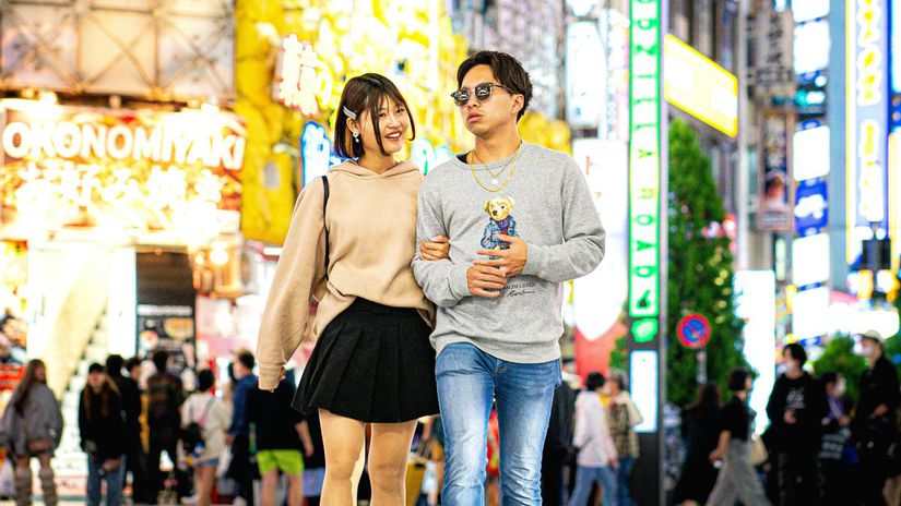 Auto Manzelstvo Cestovanie Mladi Japonci nic nechcu