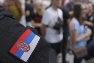 Bratislava hosti protest na podporu Slovakov v Srbsku