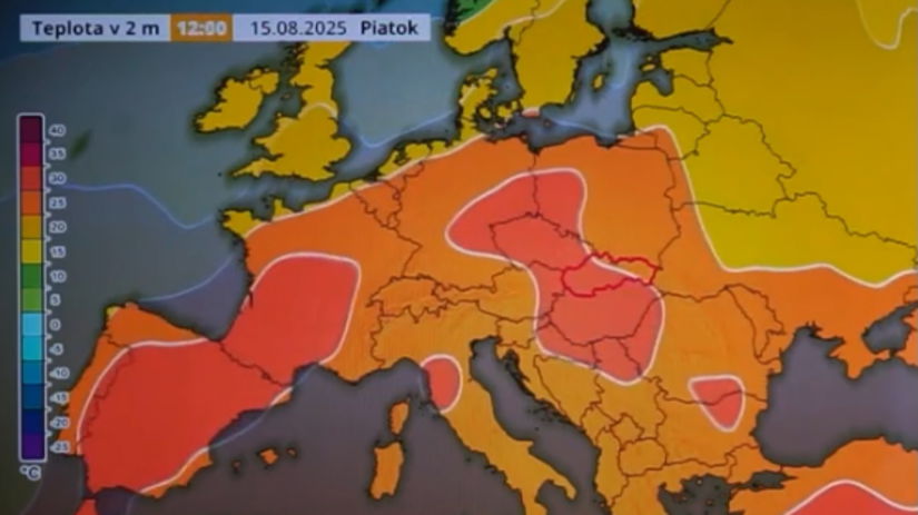 Dudince mali vo stvrtok 36 C piatok prinesie este vyssie teploty Madari vyhlasili cerveny kod
