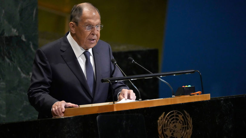 Lavrov v OSN Na agresiu proti Rusku pride odpoved