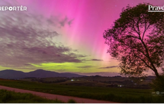 Polarna ziara nad Slovenskom a geomagneticka burka