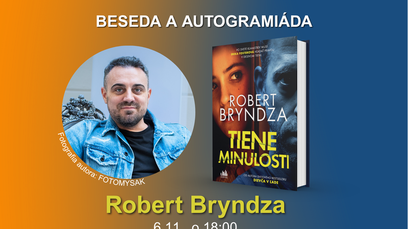 Robert Bryndza prichadza do Bratislavy