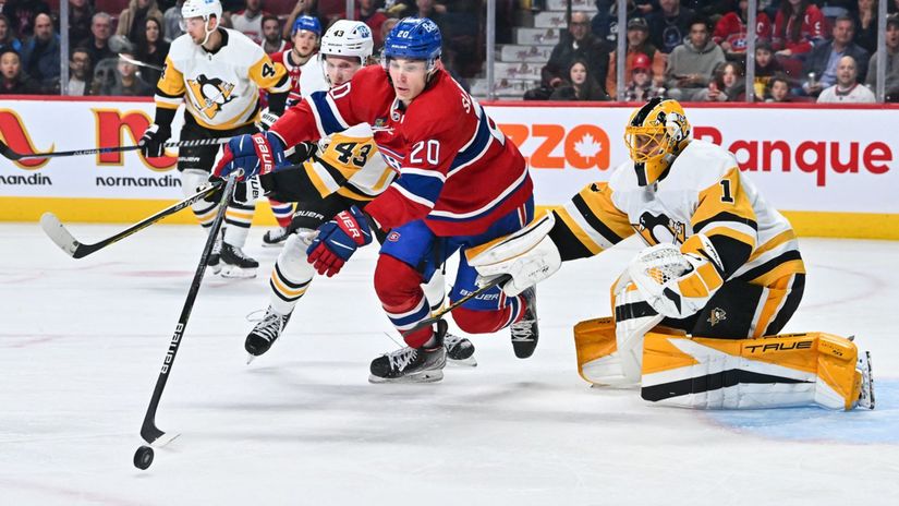 Slafkovsky zaziaril na lade Pittsburghu