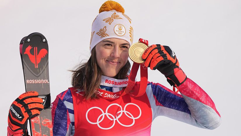 Bola som ako Tomba Kdeze Petra bola si lepsia Ked Vlhova ziskala zlato Talian zaplakal