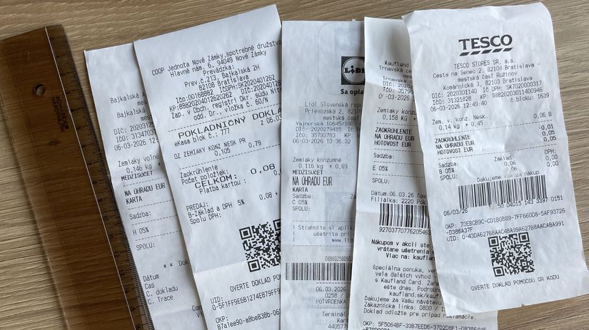 Rozok za par centov ale uctenka ako pravitko Preco su pokladnicne doklady take dlhe