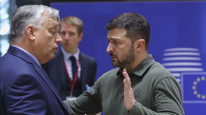 Zelenskyj to pri Orbanovi prehnal Brusel jeho vyroky ostro odsudil