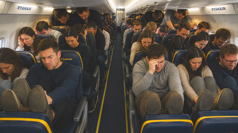 Chcete vacsi priestor na nohy Ryanair poradil cestujucim trik ako na to Ludia su sokovani ako je to jednoduche