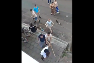 Hromadna bitka v Nemecku medzi ucastnikmi aj Slovaci Policia sa najprv len prizerala