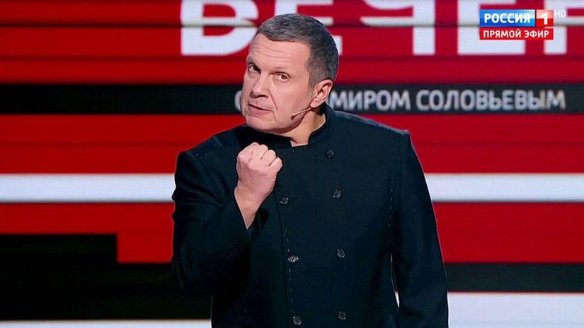 Musi horiet Putinov propagandista poaduje dery na Eurpu z Petrohradu
