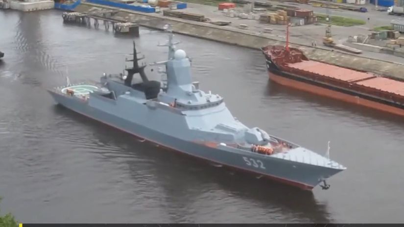 Nielen Petrohrad Koliska ruskeho namornictva utrpela tvrdy zasah video zachytava hroznu devastaciu raketovej korvety