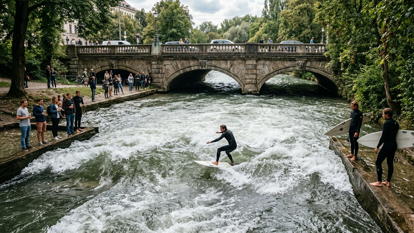 Zazrak v srdci vnutrozemskho mesta Legendarna surferska vlna na rieke zahadne zmizla po mesiacoch sa hlasi velky navrat