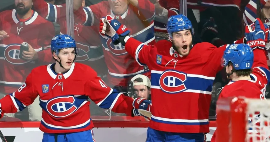 Slafkovský žiaril, vyhlásili ho za prvú hviezdu zápasu. Doviedol Montreal k triumfu