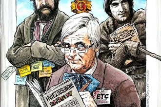 Dušan Jamrich dostal od kolegov Danglárov obraz. Čo na to oslávenec?