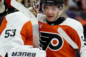 Philadelphia šokovala Colorado, hrdina Zegras. Rangers píšu históriu, Pittsburgh sa trápi