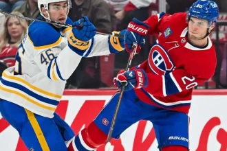 Slafkovského šikovné ruky: Montreal zdolal Buffalo, druhý viacbodový zápas v NHL