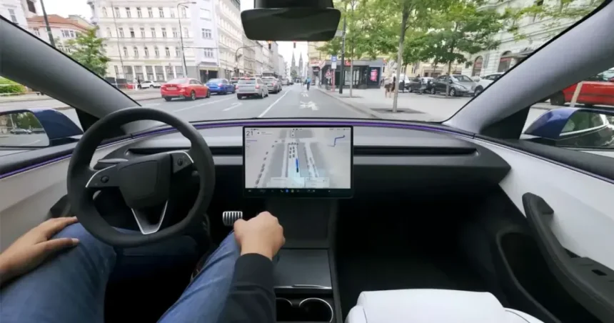 Tesla FSD: Prvé video samošoférujúcej Tesly 3 na Slovensku