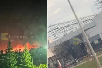 Ukrajinské drony zasiahli ruského technologického giganta Sberbank